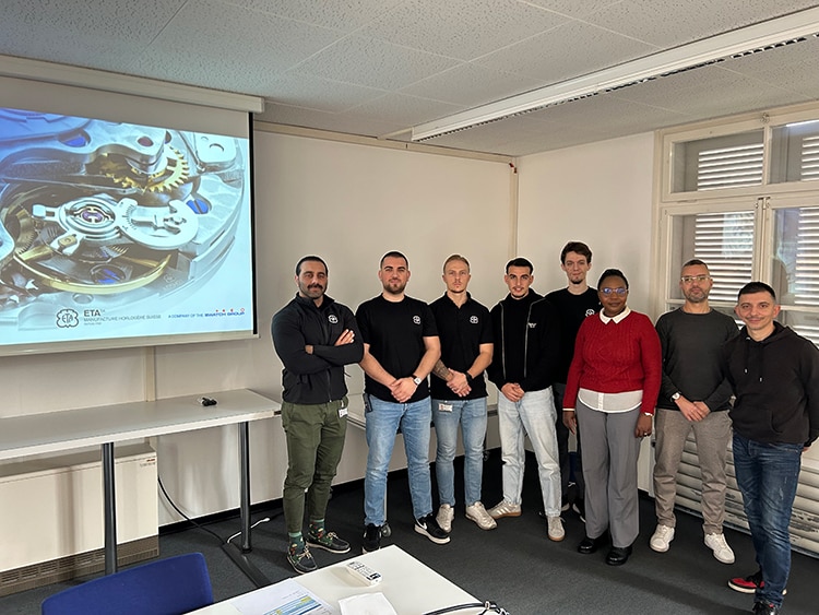 Trainees at ETA SA