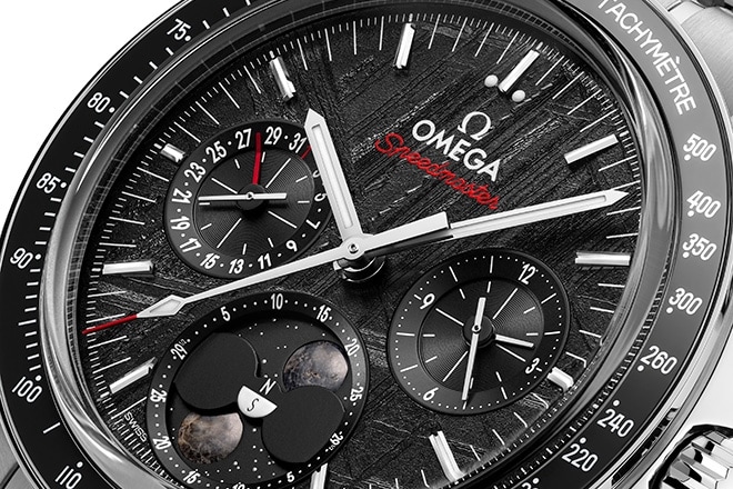 Omega Speedmaster Moonphase Meteorite