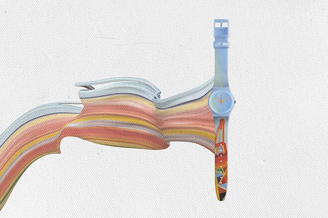 SWATCH JOINS FORCES WITH CENTRE POMPIDOU FOR AN ART-FILLED WATCH