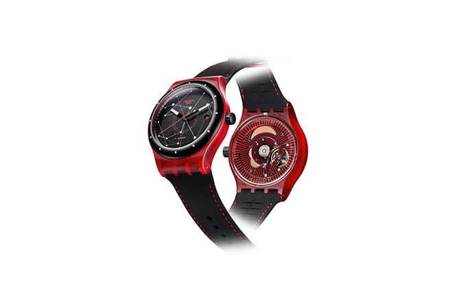 Swatch hot sale sistem red