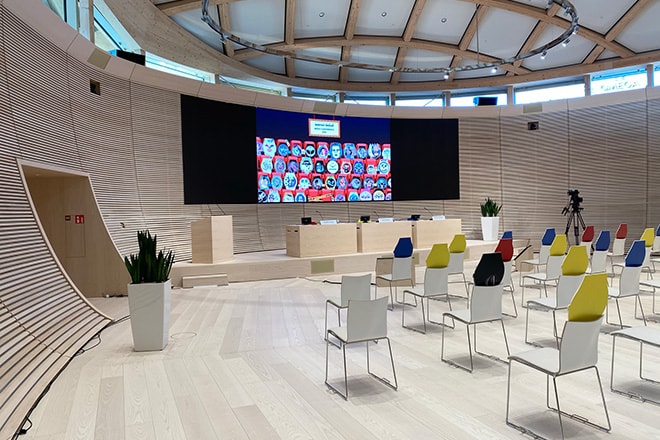 Swatch® press area