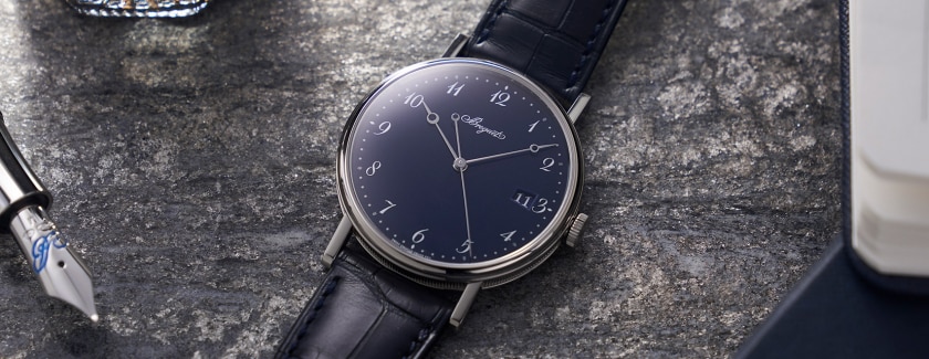 Breguet Classique 5177 Grand Feu Blue Enamel Swatch Group