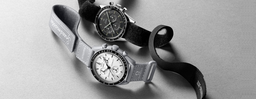 MoonSwatch 1965 and Omega Moonwatch