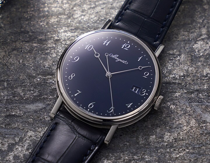 Breguet Classique 5177 Grand Feu Blue Enamel Swatch Group